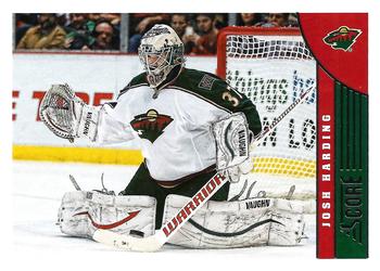 #247 Josh Harding - Minnesota Wild - 2013-14 Score Hockey