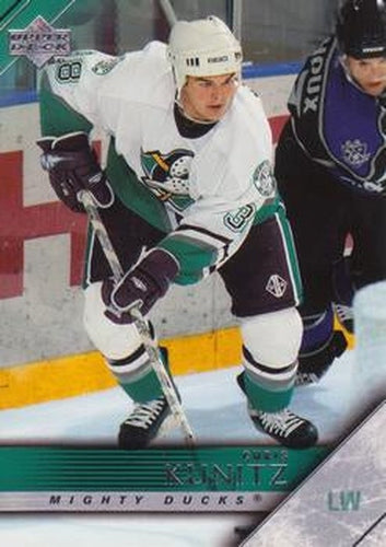 #247 Chris Kunitz - Anaheim Mighty Ducks - 2005-06 Upper Deck Hockey