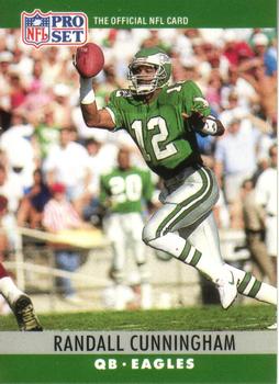 #247 Randall Cunningham - Philadelphia Eagles - 1990 Pro Set Football