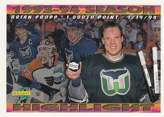 #247 Brian Propp - Hartford Whalers - 1994-95 Score Hockey