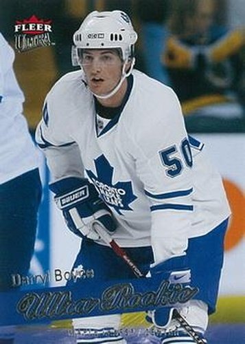 #247 Darryl Boyce - Toronto Maple Leafs - 2008-09 Ultra Hockey