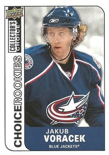 #247 Jakub Voracek - Columbus Blue Jackets - 2008-09 Collector's Choice Hockey