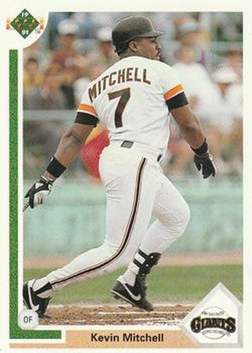 #247 Kevin Mitchell - San Francisco Giants - 1991 Upper Deck Baseball
