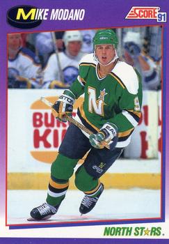 #247 Mike Modano - Minnesota North Stars - 1991-92 Score American Hockey