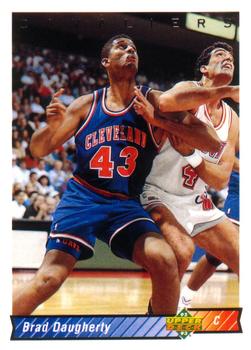 #247 Brad Daugherty - Cleveland Cavaliers - 1992-93 Upper Deck Basketball