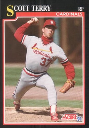 #247 Scott Terry - St. Louis Cardinals - 1991 Score Baseball