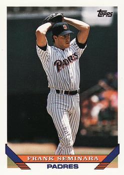 #247 Frank Seminara - San Diego Padres - 1993 Topps Baseball