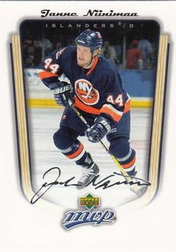 #247 Janne Niinimaa - New York Islanders - 2005-06 Upper Deck MVP Hockey