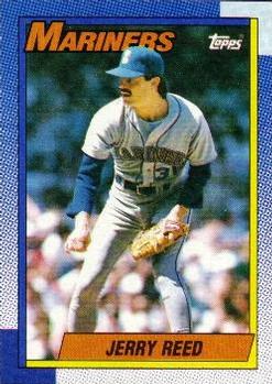 #247 Jerry Reed - Seattle Mariners - 1990 Topps Baseball