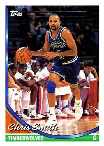 #247 Chris Smith - Minnesota Timberwolves - 1993-94 Topps Basketball