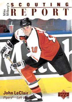 #247 John LeClair - Philadelphia Flyers - 1995-96 Upper Deck Hockey