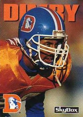 #247 Charles Dimry - Denver Broncos - 1992 SkyBox Impact Football