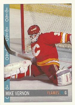 #247 Mike Vernon - Calgary Flames - 1992-93 O-Pee-Chee Hockey