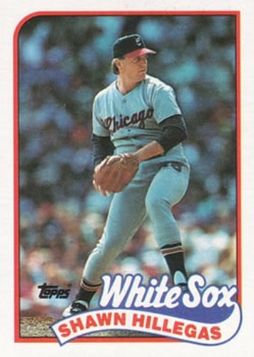 #247 Shawn Hillegas - Chicago White Sox - 1989 Topps Baseball