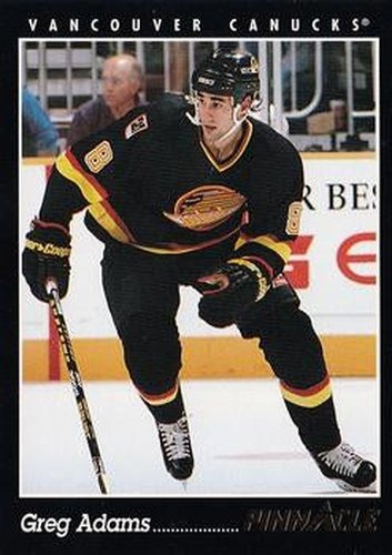 #247 Greg Adams - Vancouver Canucks - 1993-94 Pinnacle Hockey