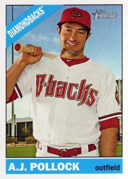 #247 A.J. Pollock - Arizona Diamondbacks - 2015 Topps Heritage Baseball