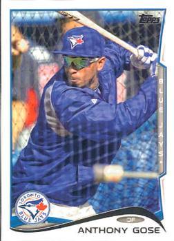 #247 Anthony Gose - Toronto Blue Jays - 2014 Topps Baseball