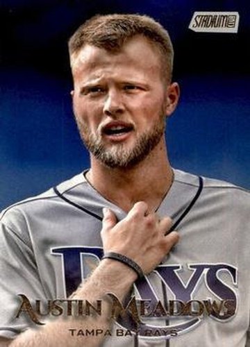 #247 Austin Meadows - Tampa Bay Rays - 2019 Stadium Club Baseball