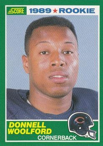 #247 Donnell Woolford - Chicago Bears - 1989 Score Football