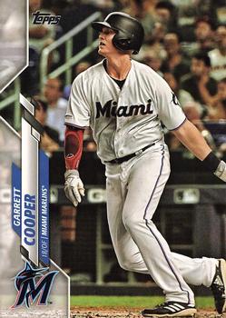 #247 Garrett Cooper - Miami Marlins - 2020 Topps Baseball