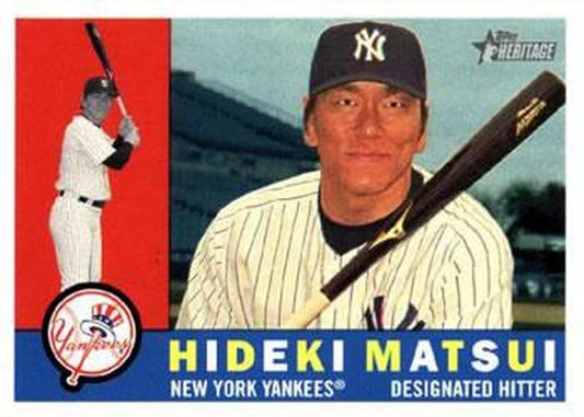 #247 Hideki Matsui - New York Yankees - 2009 Topps Heritage Baseball