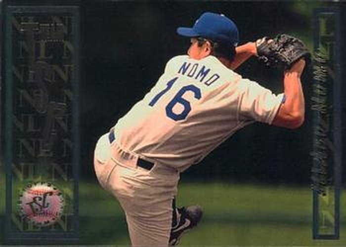 #247 Hideo Nomo - Los Angeles Dodgers - 1996 Stadium Club Baseball