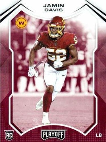 #247 Jamin Davis - Washington Football Team - 2021 Panini Playoff Football