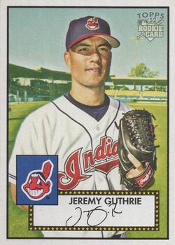 #247 Jeremy Guthrie - Cleveland Indians - 2006 Topps 1952 Edition Baseball