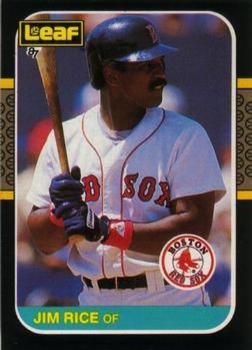 #247 Jim Rice - Boston Red Sox - 1987 Leaf Baseball