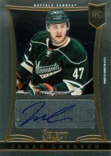 #247 Johan Larsson - Buffalo Sabres - 2013-14 Panini Select Hockey