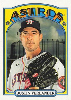 #247 Justin Verlander - Houston Astros - 2021 Topps Heritage Baseball