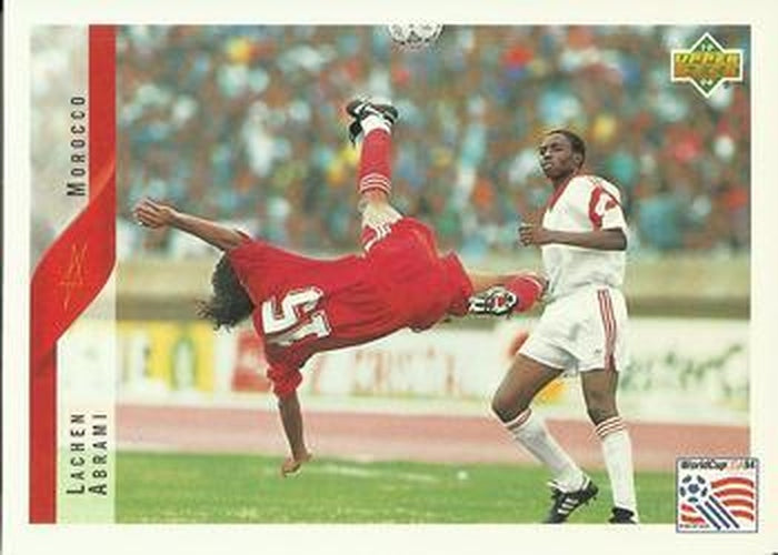 #247 Lachen Abrami - Morocco - 1994 Upper Deck World Cup Contenders English/Spanish Soccer