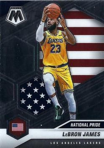#247 LeBron James - Los Angeles Lakers - 2020-21 Panini Mosaic Basketball