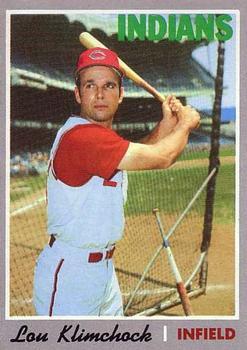 #247 Lou Klimchock - Cleveland Indians - 1970 Topps Baseball