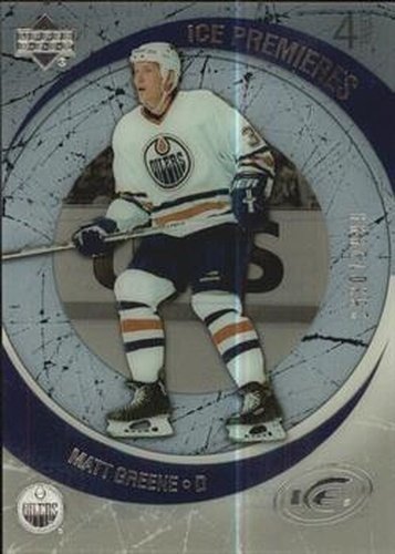#247 Matt Greene - Edmonton Oilers - 2005-06 Upper Deck Ice Hockey