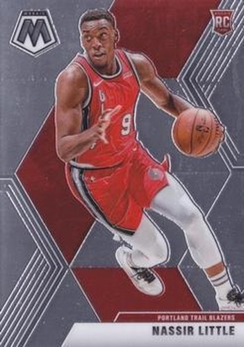 #247 Nassir Little - Portland Trail Blazers - 2019-20 Panini Mosaic Basketball