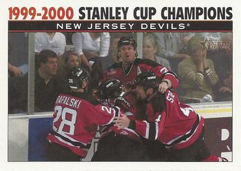 #247 Stanley Cup Champions - New Jersey Devils - 2000-01 Topps Heritage Hockey