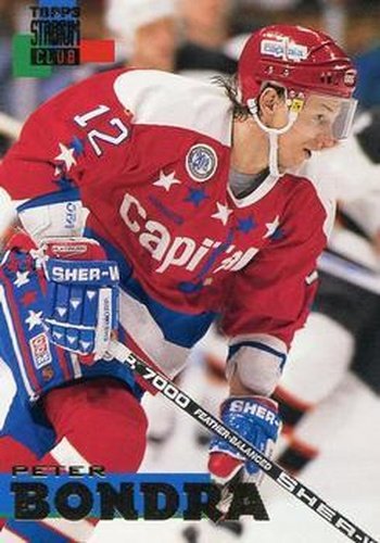 #247 Peter Bondra - Washington Capitals - 1994-95 Stadium Club Hockey