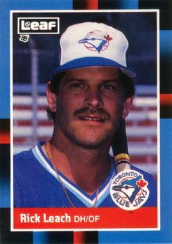 #247 Rick Leach - Toronto Blue Jays - 1988 Leaf Baseball