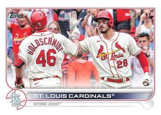 #247 St. Louis Cardinals - St. Louis Cardinals - 2022 Topps Baseball