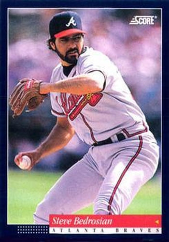 #247 Steve Bedrosian - Atlanta Braves -1994 Score Baseball