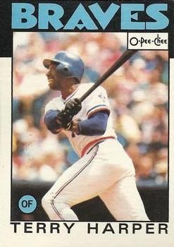 #247 Terry Harper - Atlanta Braves - 1986 O-Pee-Chee Baseball