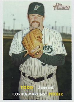 #247 Todd Jones - Florida Marlins - 2006 Topps Heritage Baseball