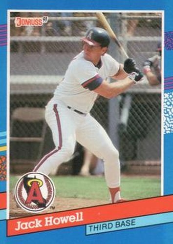 #247 Jack Howell - California Angels - 1991 Donruss Baseball