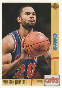 #247 Winston Bennett - Cleveland Cavaliers - 1991-92 Upper Deck Basketball