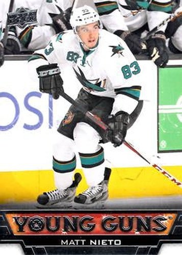 #247 Matt Nieto - San Jose Sharks - 2013-14 Upper Deck Hockey