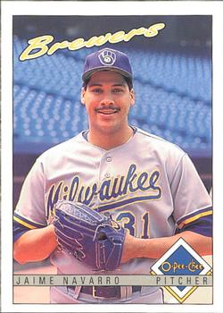 #247 Jaime Navarro - Milwaukee Brewers - 1993 O-Pee-Chee Baseball