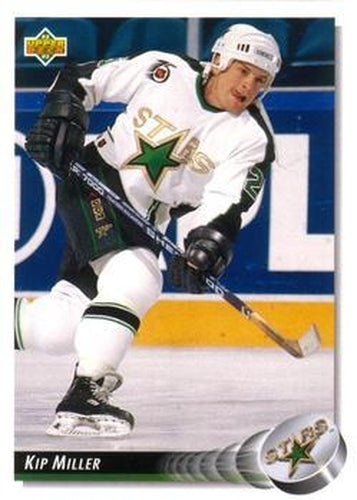 #247 Kip Miller - Minnesota North Stars - 1992-93 Upper Deck Hockey