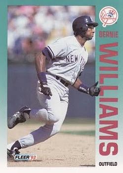 #247 Bernie Williams - New York Yankees - 1992 Fleer Baseball