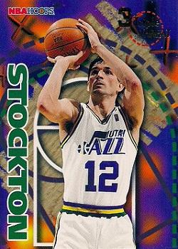 #247 John Stockton - Utah Jazz - 1995-96 Hoops Basketball